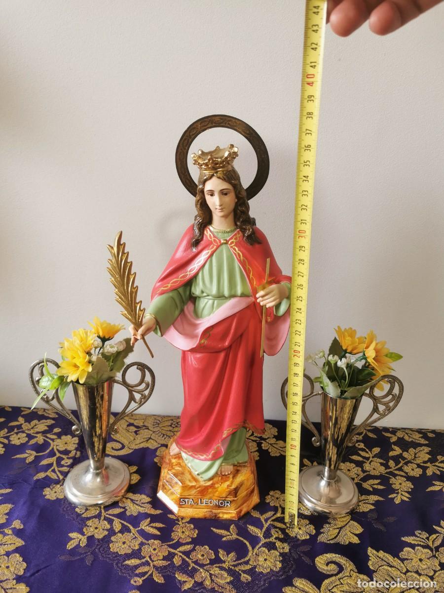 Arte: Santa Leonor Olot 38cm - Foto 5