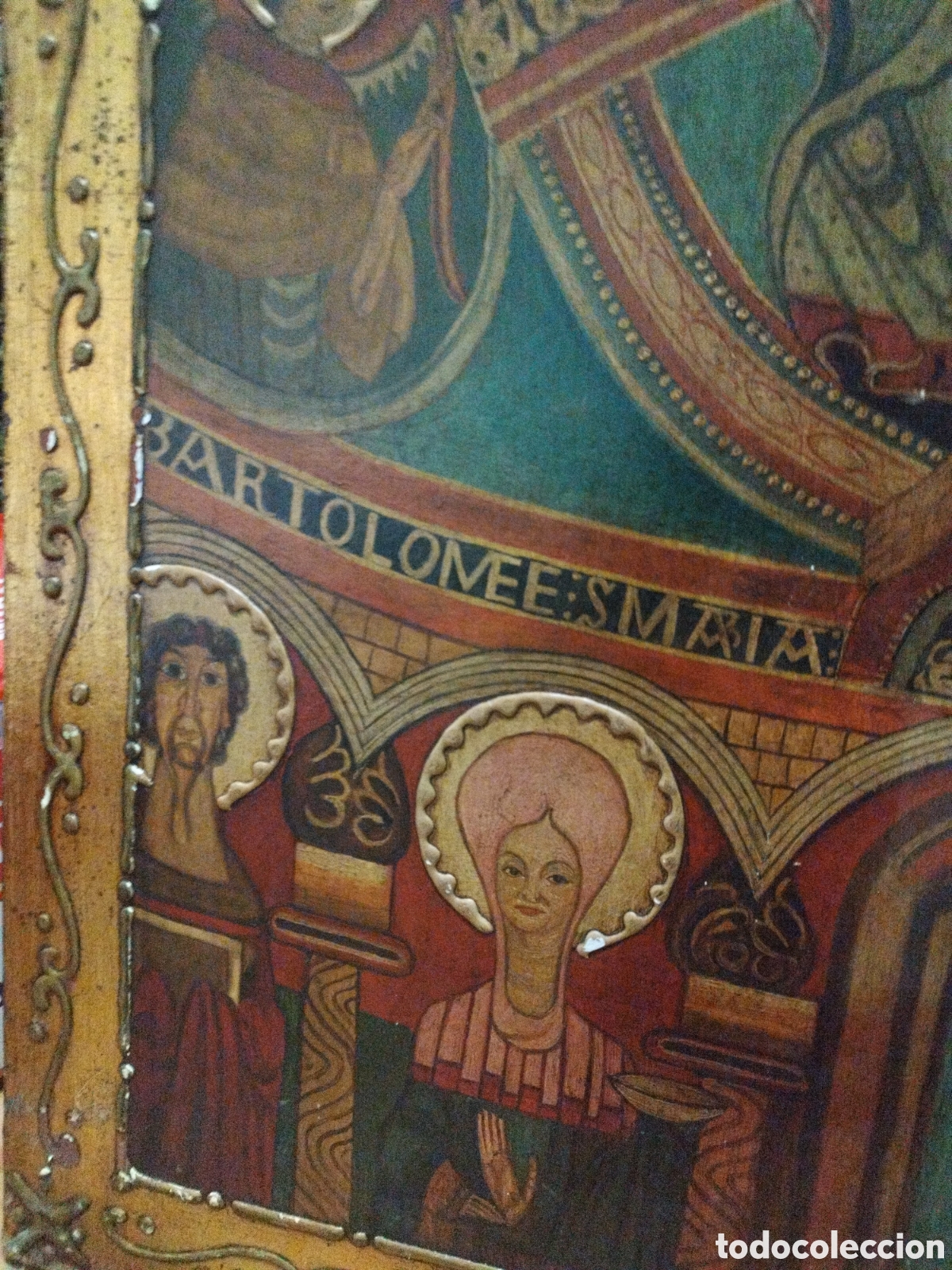 Arte: Cuadro pantocrator antiguo 93x65cm - Foto 9