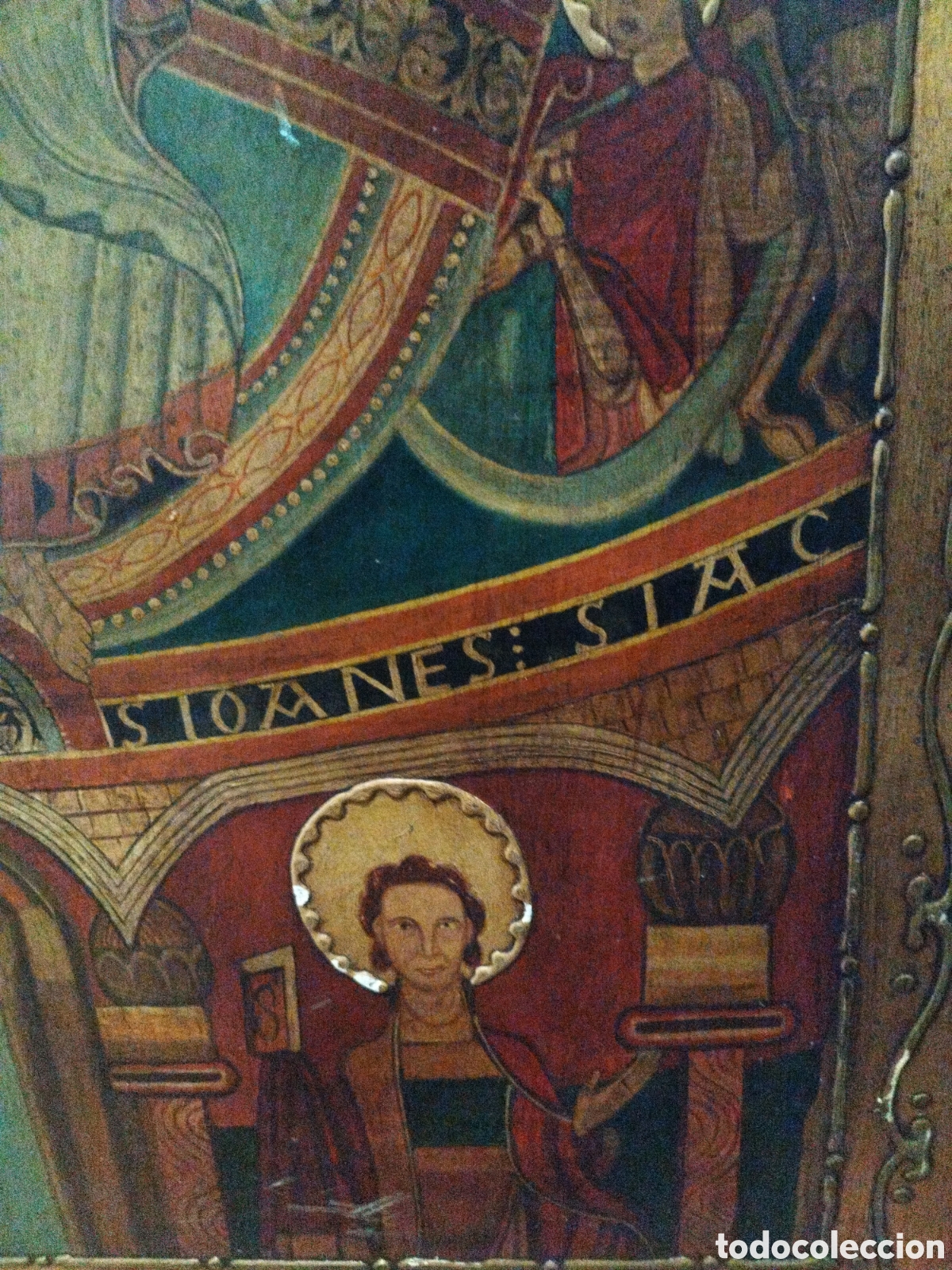 Arte: Cuadro pantocrator antiguo 93x65cm - Foto 10