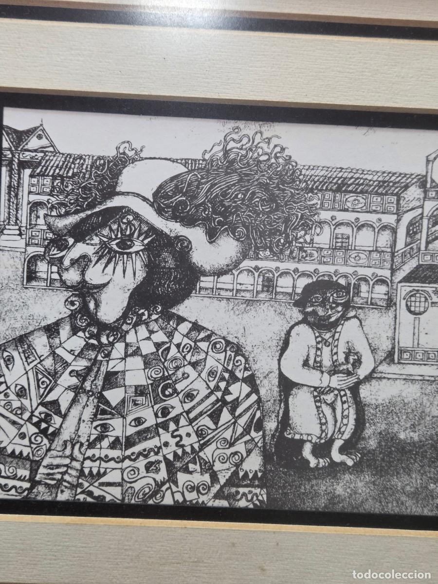 Arte: cuadro con grabado modernista - Foto 4