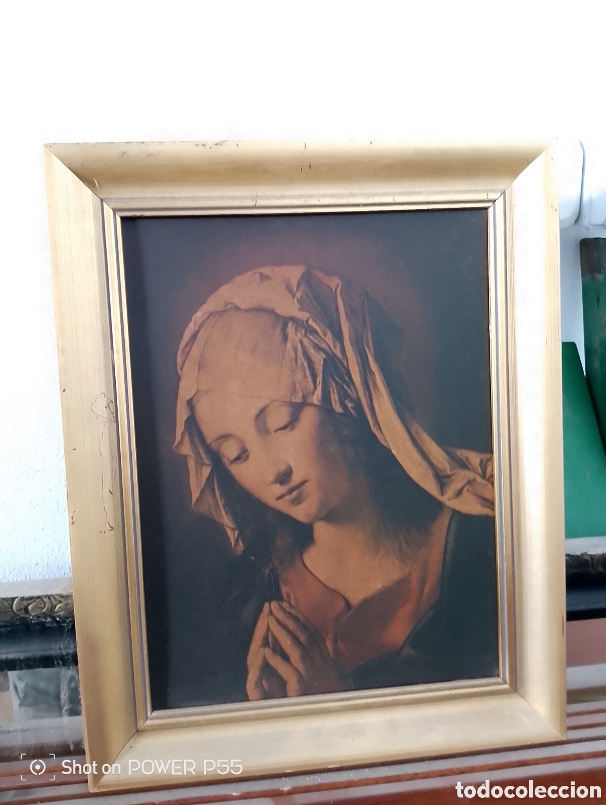 Arte: Cuadro Madonna antiguo - Foto 2