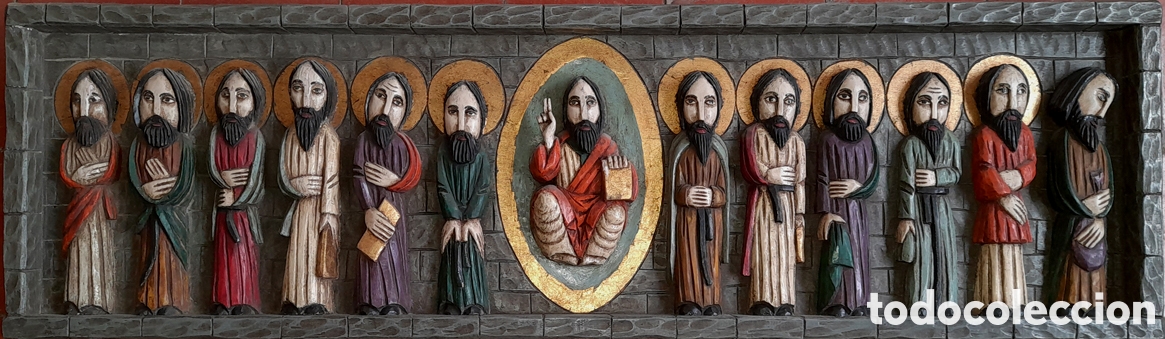 Arte: Pantocr&aacute;tor tallado a mano 1970 - Foto 2