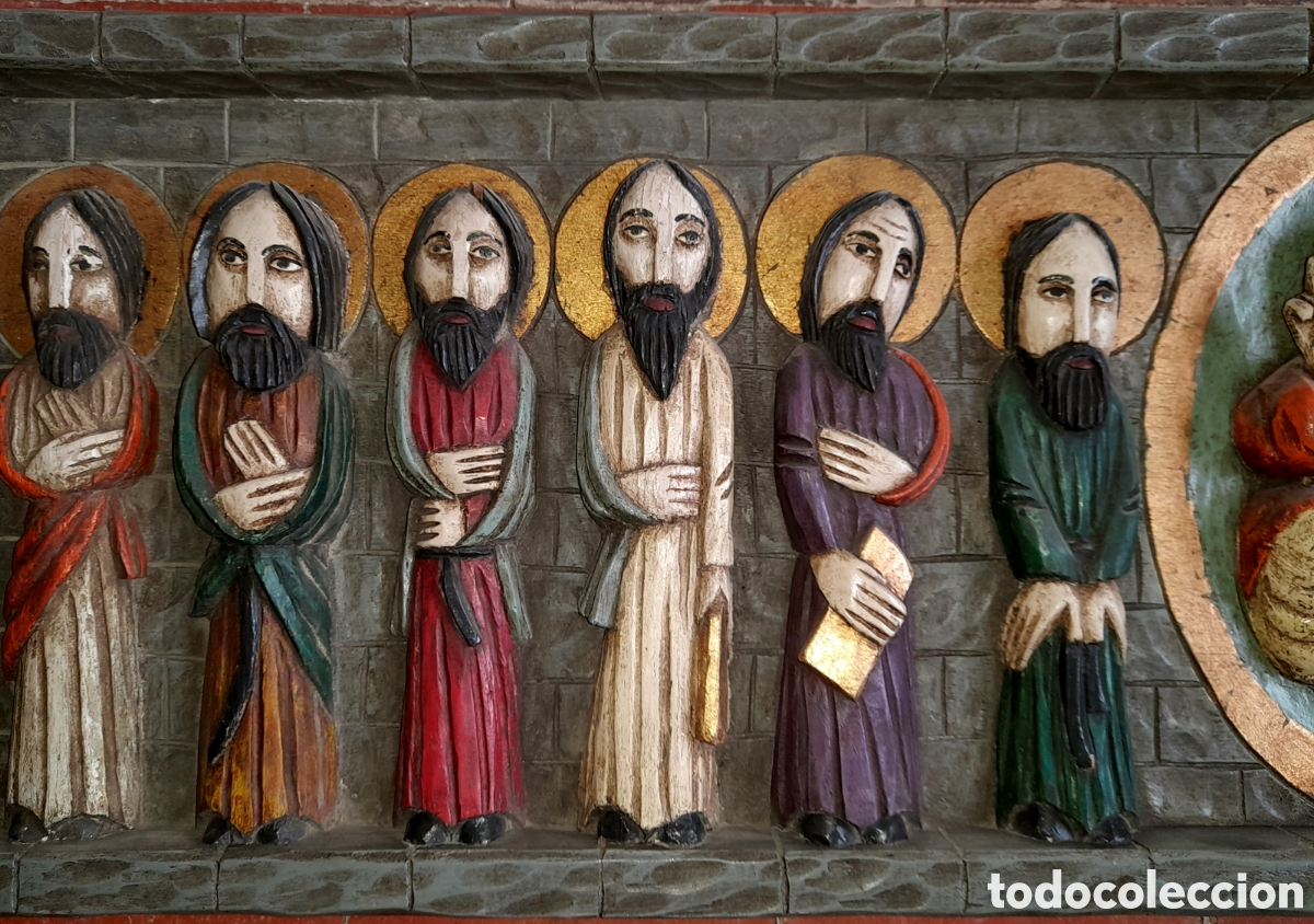 Arte: Pantocr&aacute;tor tallado a mano 1970 - Foto 6