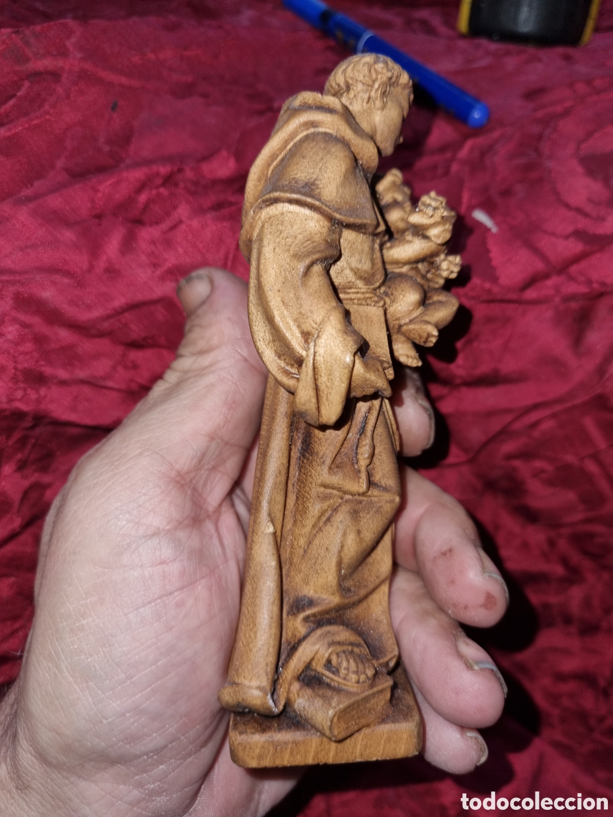 Arte: TALLA MADERA SIGLO XIX - Foto 3