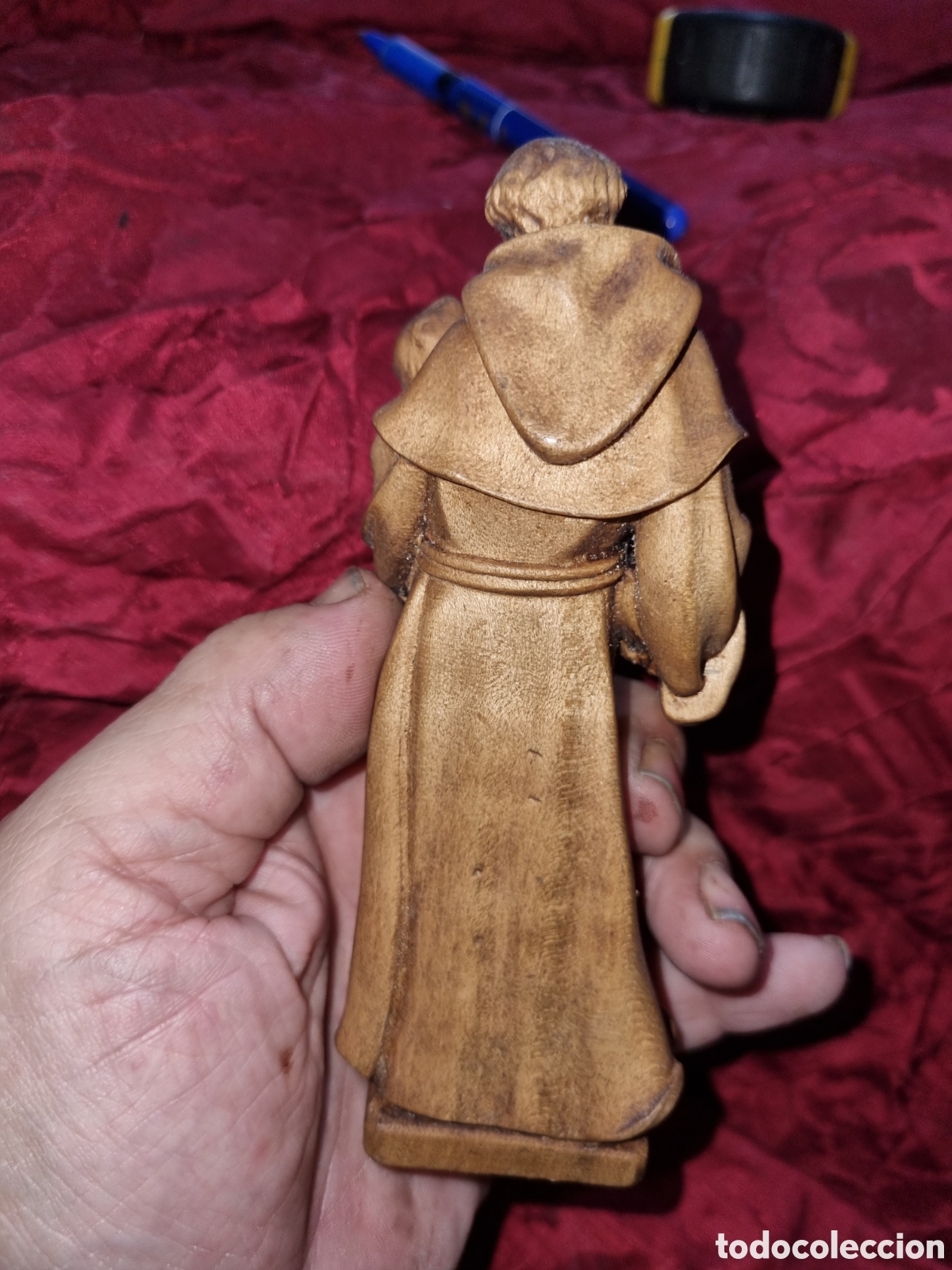 Arte: TALLA MADERA SIGLO XIX - Foto 4