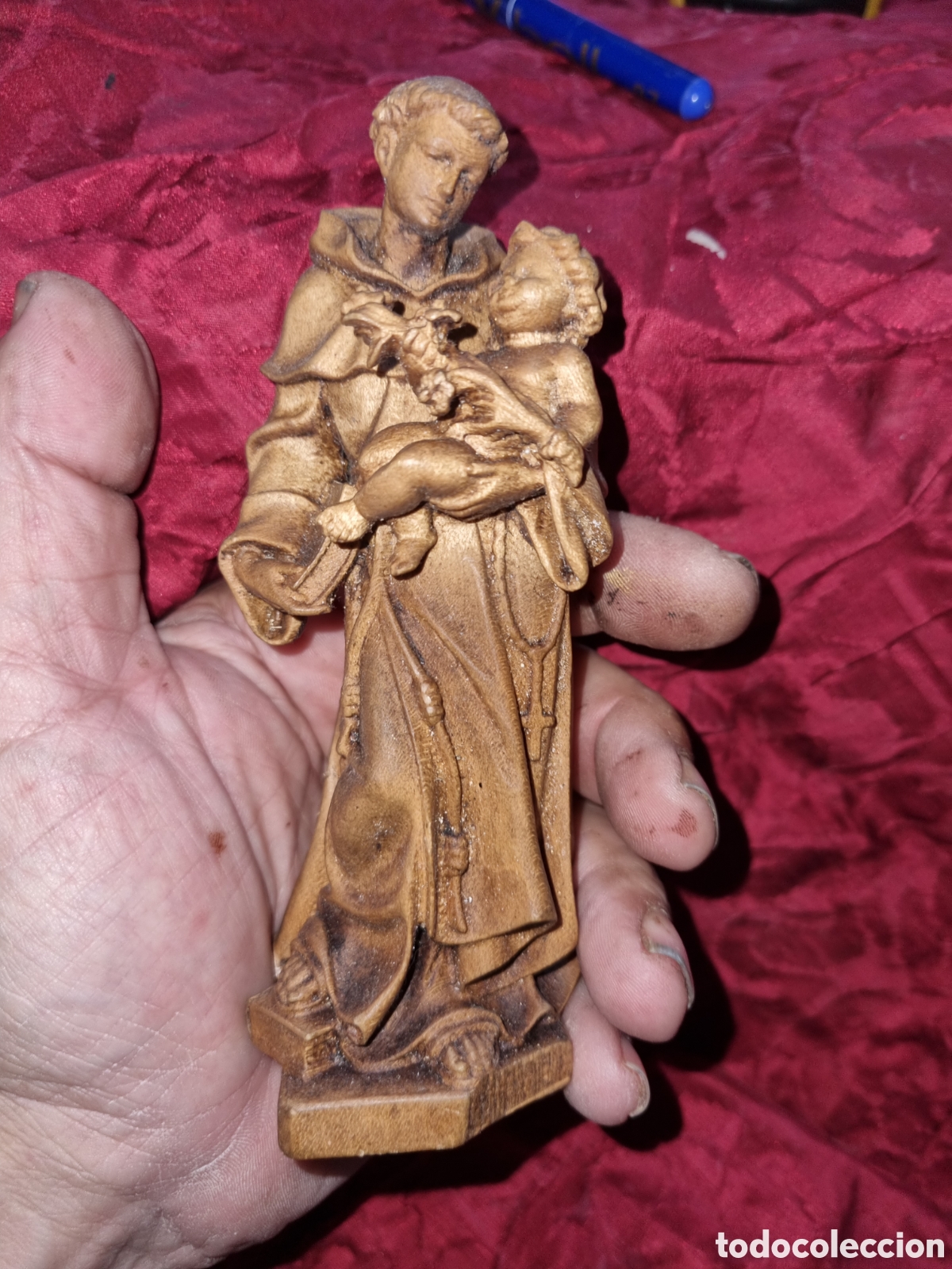 Arte: TALLA MADERA SIGLO XIX - Foto 1