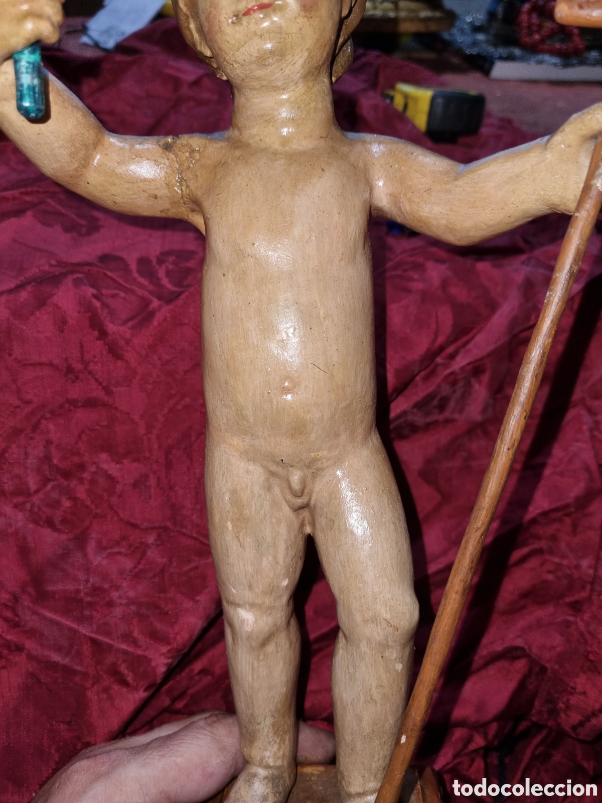 Arte: TALLA MADERA DEL SIGLO XVIII - Foto 4