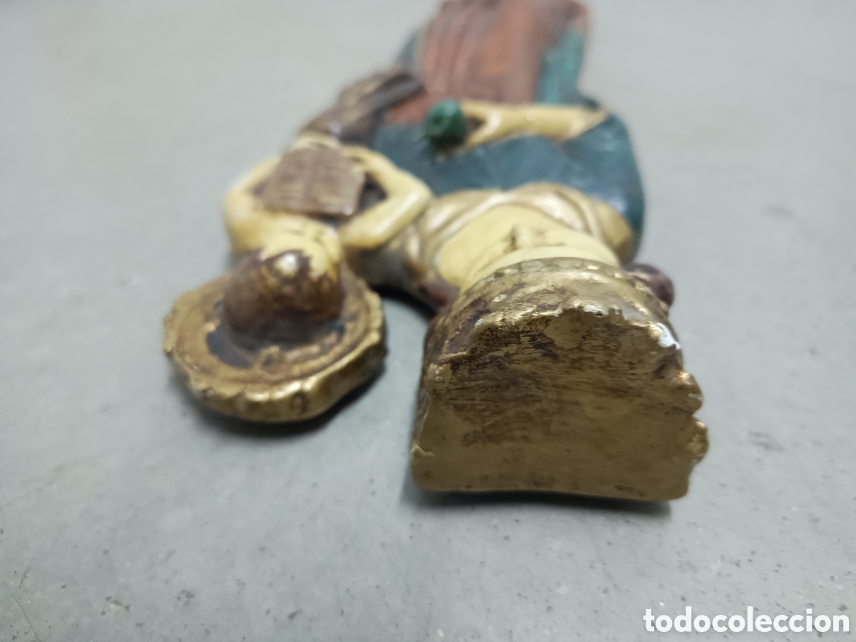 Arte: FIGURA EN ESTUCO POLICROMADO - Foto 4