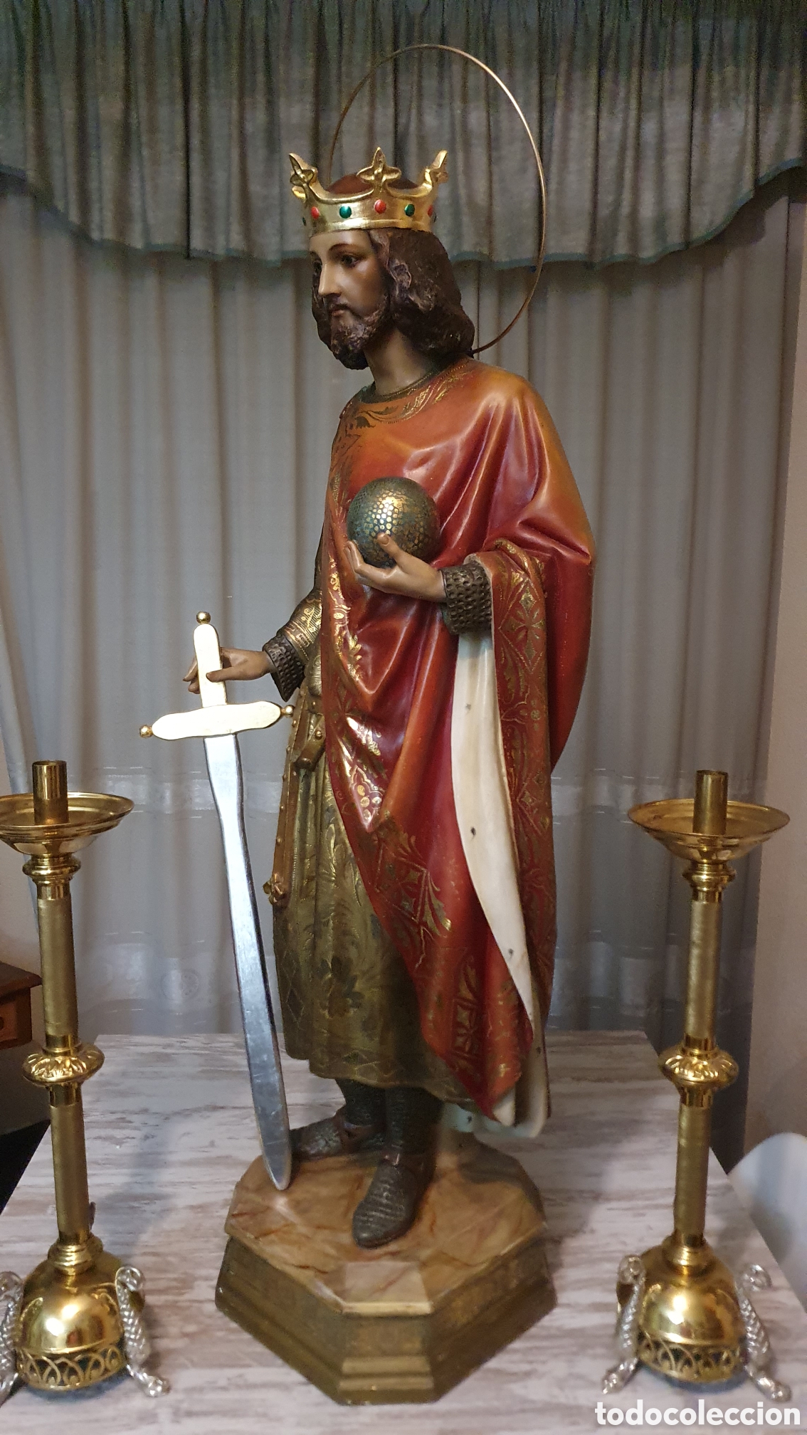 Arte: San Fernando Rey ,Olot 124 cms - Foto 4
