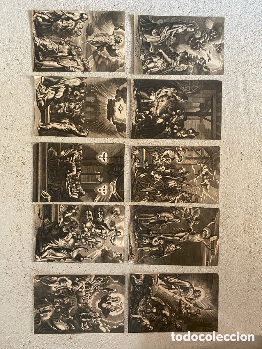 Arte: 10 grabados y texto lat&iacute;n. Misal antiguo