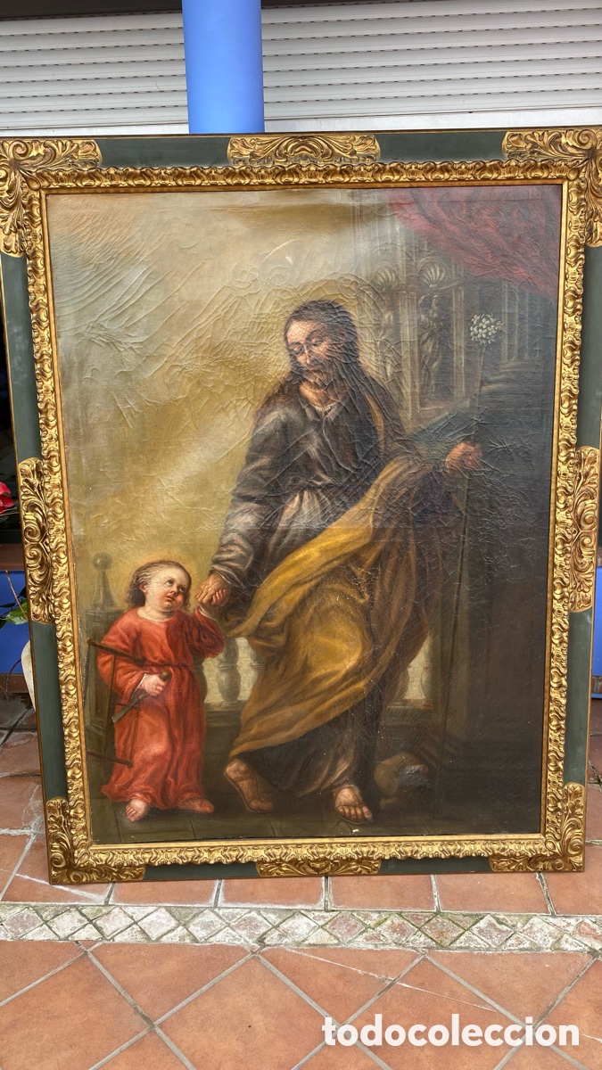 Arte: Cuadro San Jose co El Ni&ntilde;o - Foto 1