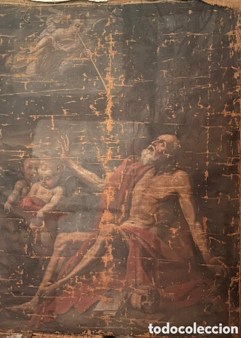 Arte: San Jer&oacute;nimo. Atribuido Senen Villa - Foto 1
