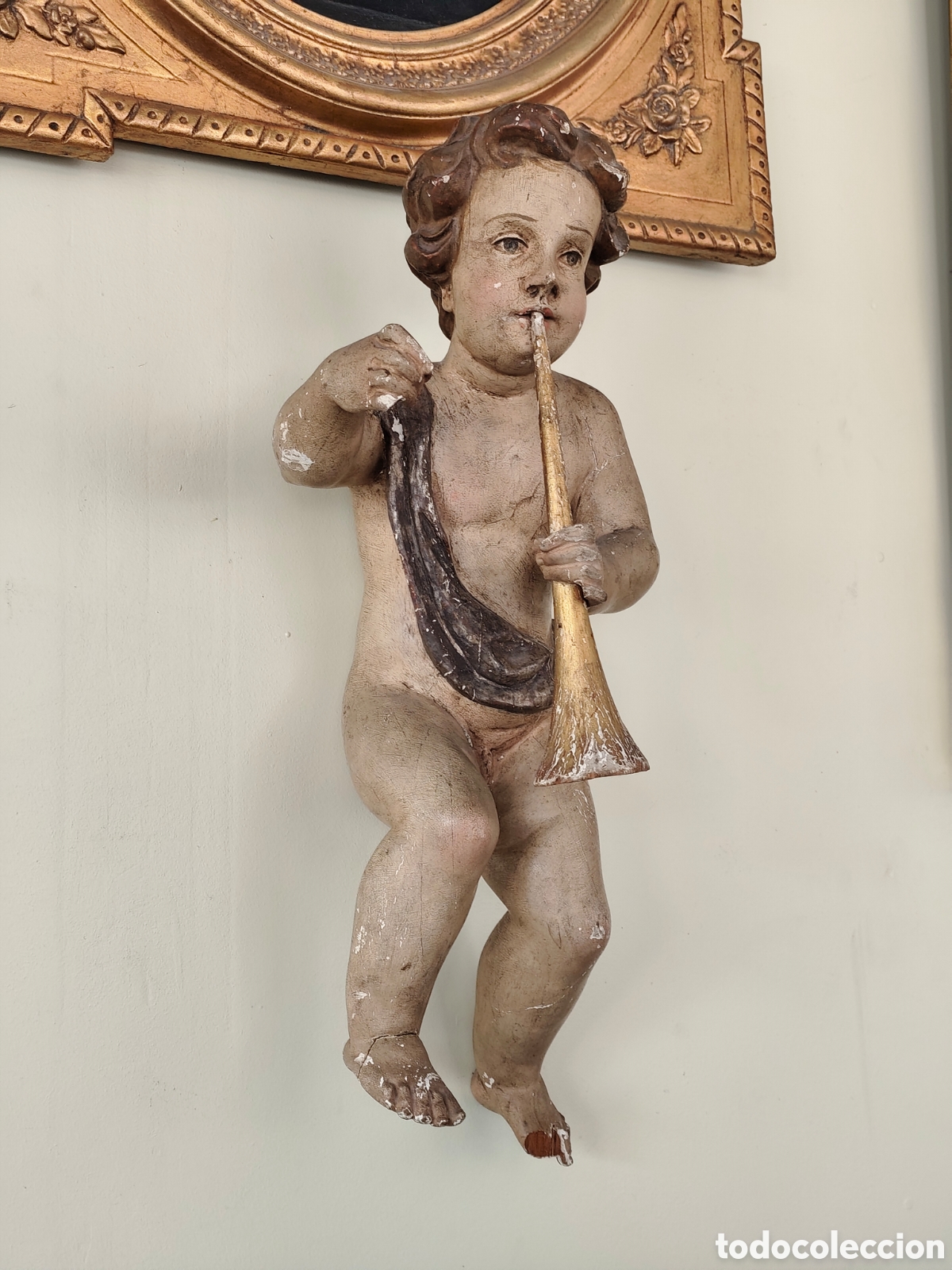Arte: Antiguo Querub&iacute;n siglo XVII - Foto 8