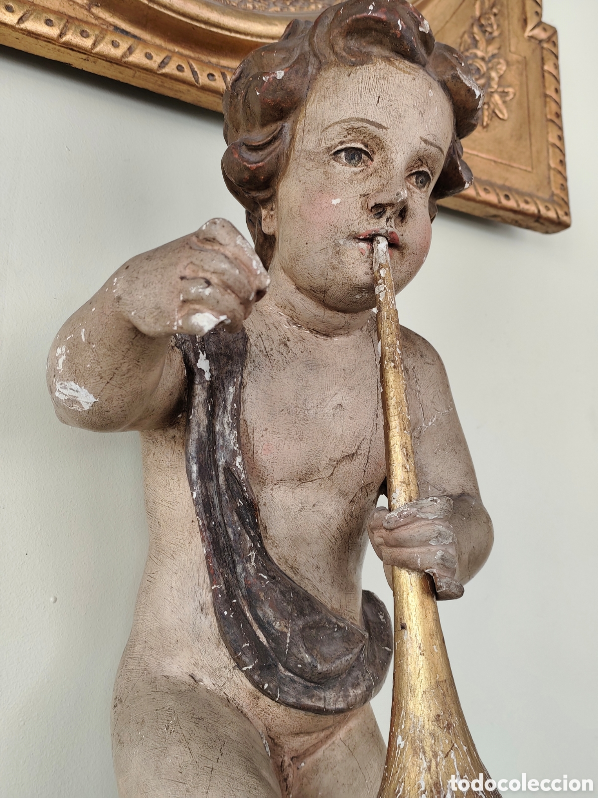 Arte: Antiguo Querub&iacute;n siglo XVII - Foto 9