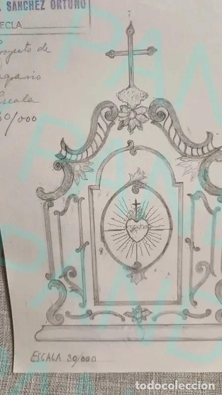 Arte: Boceto-Proyecto de Sagrario S. XIX - Foto 4