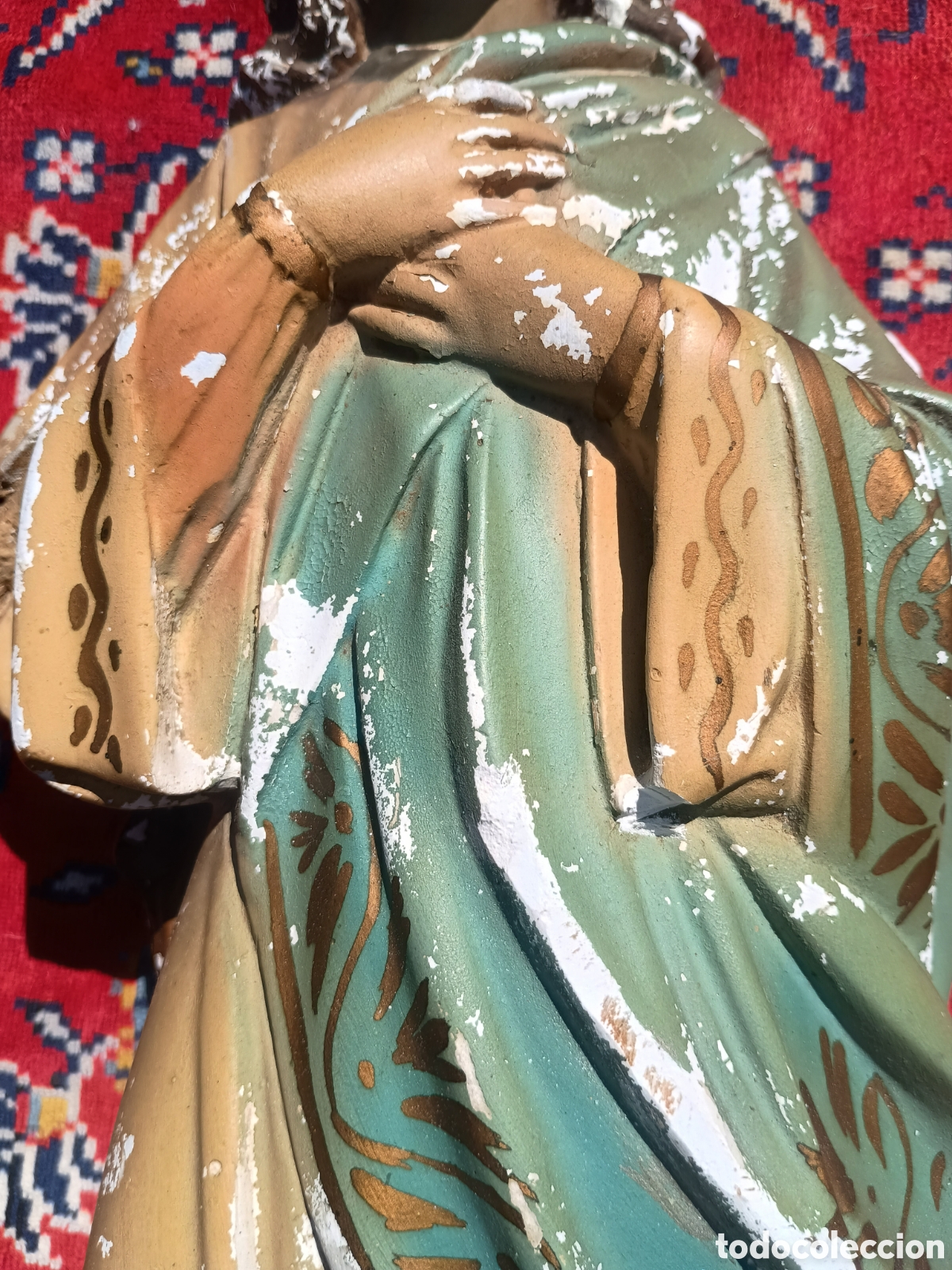 Arte: Virgen inmaculada ojos cristal - Foto 3