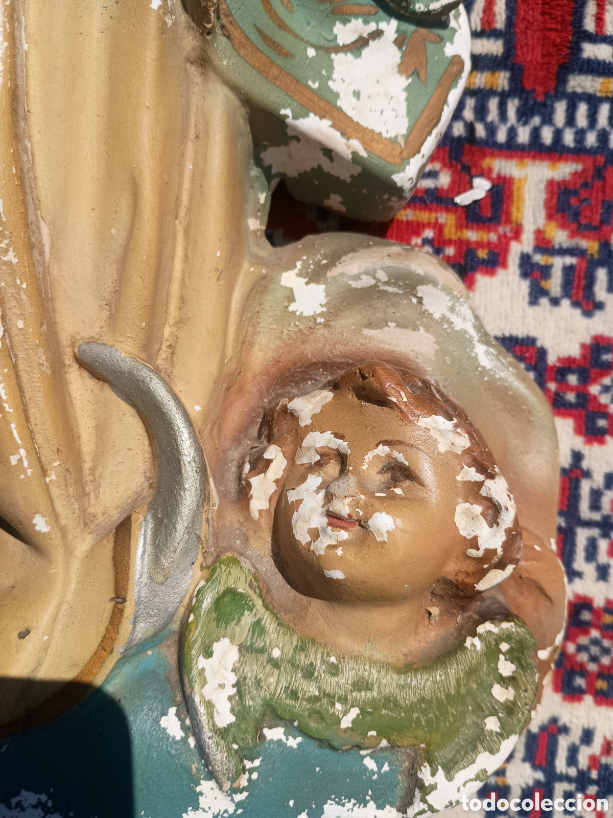 Arte: Virgen inmaculada ojos cristal - Foto 4