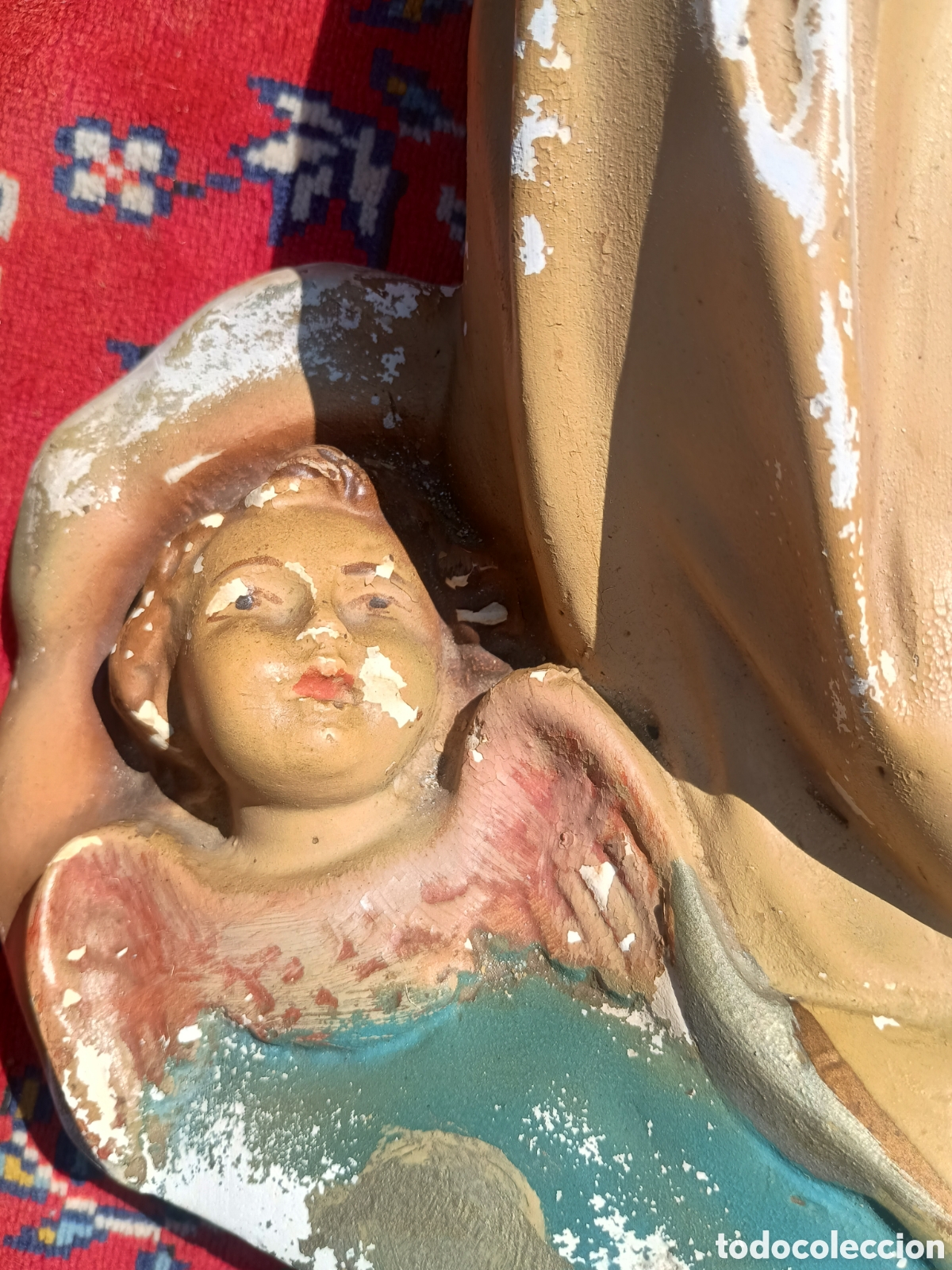 Arte: Virgen inmaculada ojos cristal - Foto 5