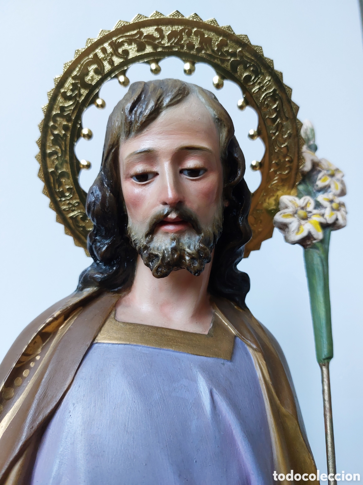 Arte: San Jos&eacute; de olot 53 cm - Foto 1