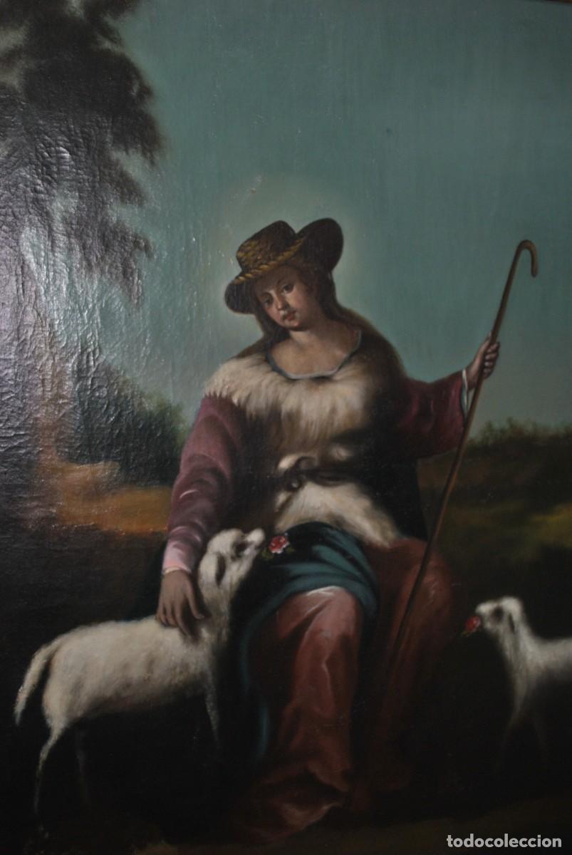 Arte: &Oacute;LEO SOBRE LIENZO DIVINA PASTORA - Foto 6