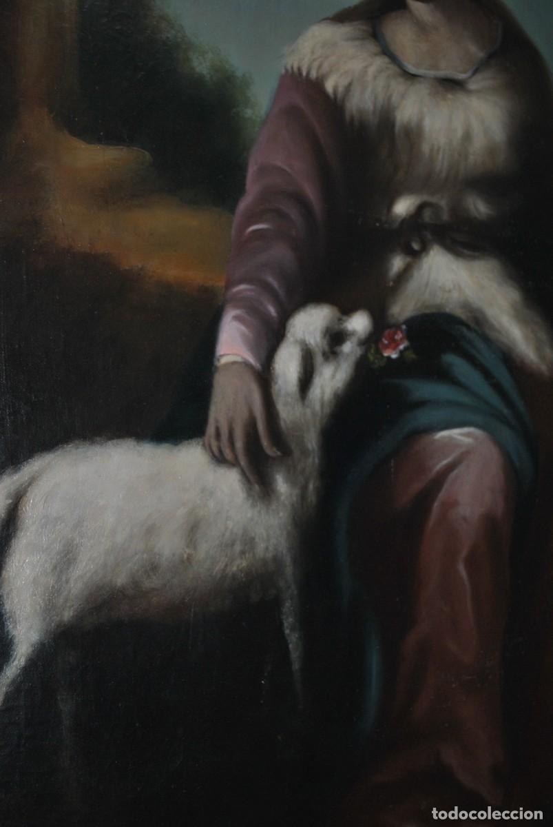 Arte: &Oacute;LEO SOBRE LIENZO DIVINA PASTORA - Foto 9