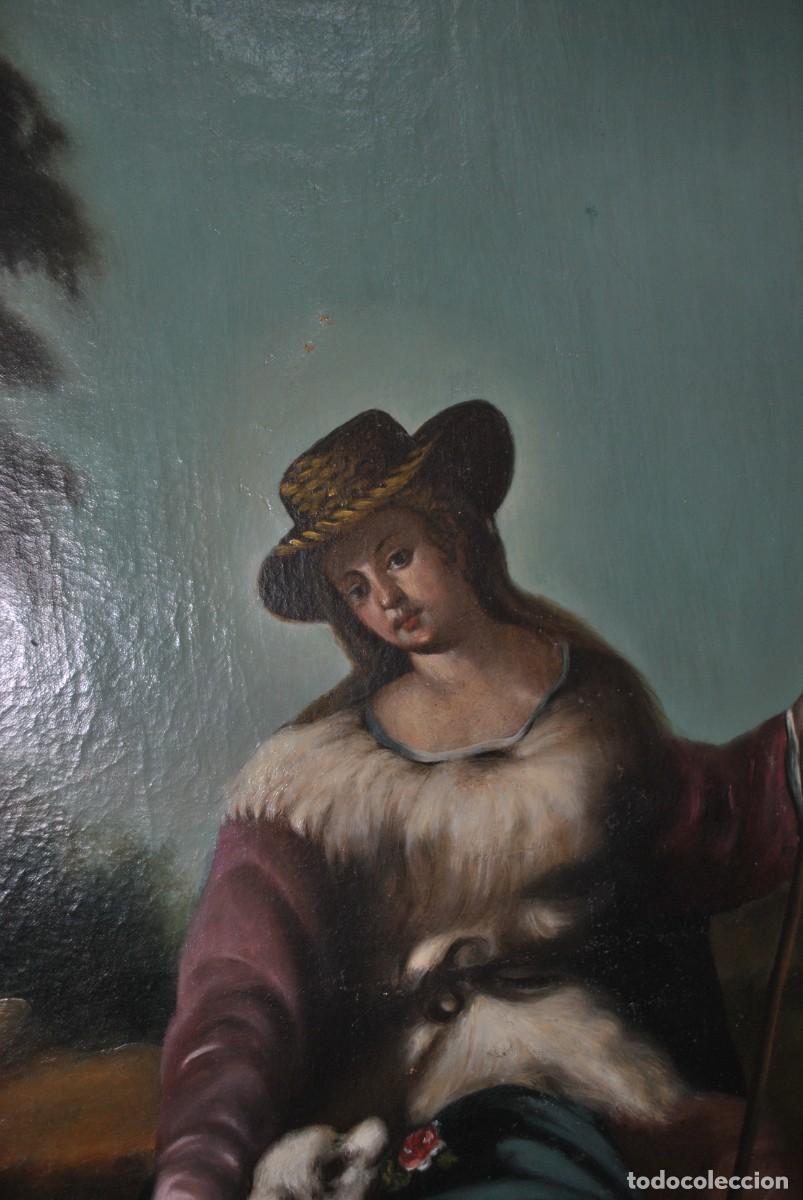 Arte: &Oacute;LEO SOBRE LIENZO DIVINA PASTORA - Foto 10