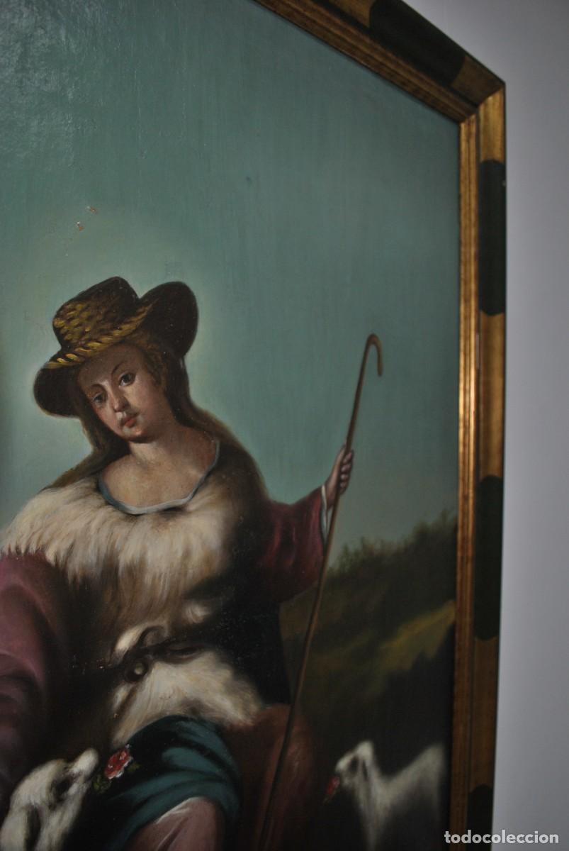 Arte: &Oacute;LEO SOBRE LIENZO DIVINA PASTORA - Foto 12