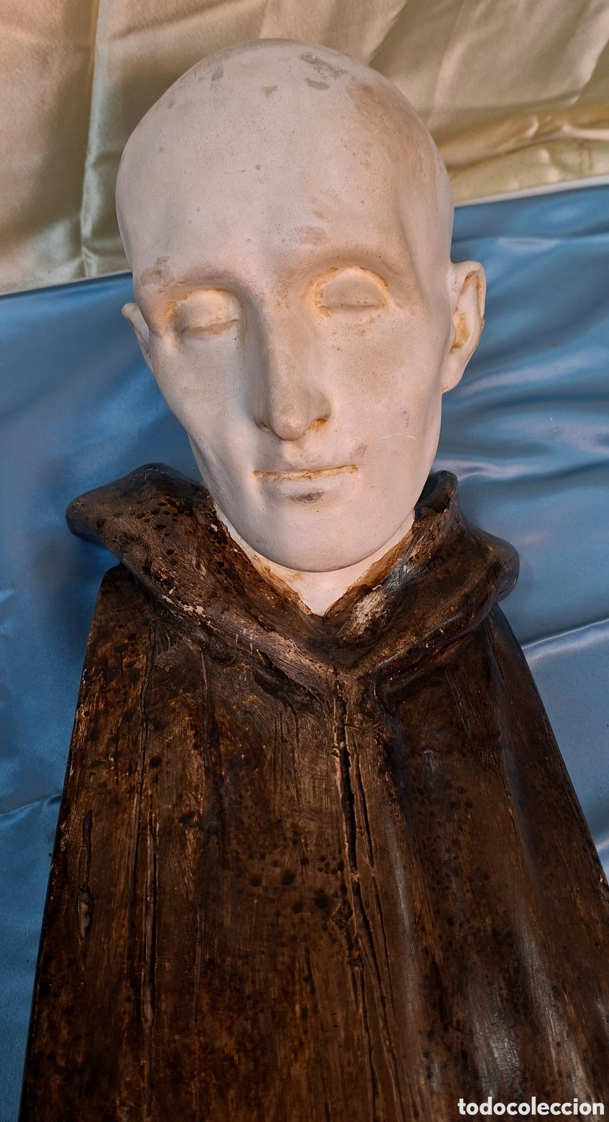 Arte: Busto de San Bruno realizado en yeso