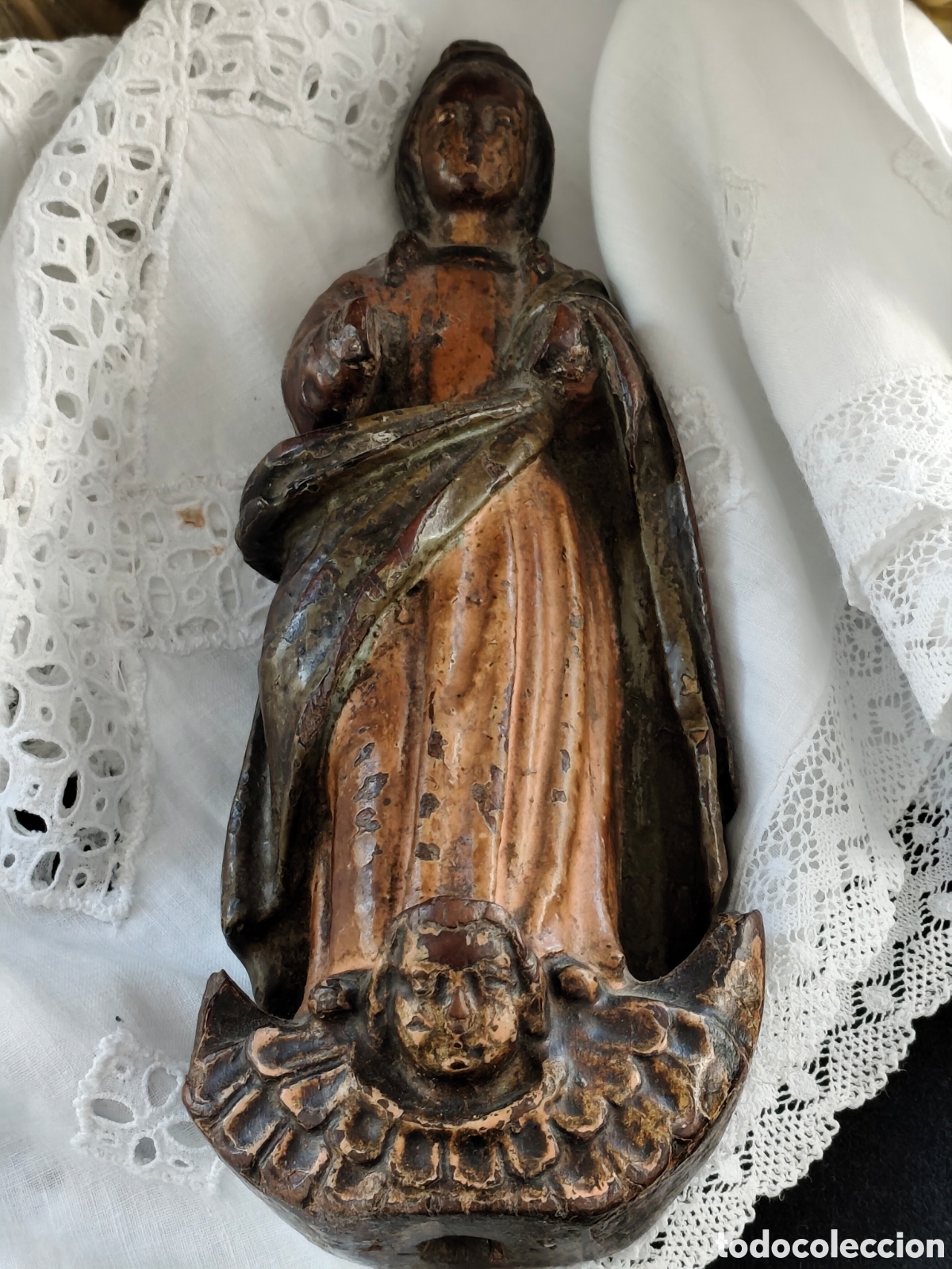 Arte: Inmaculada Concepci&oacute;n. Talla policromada. - Foto 3