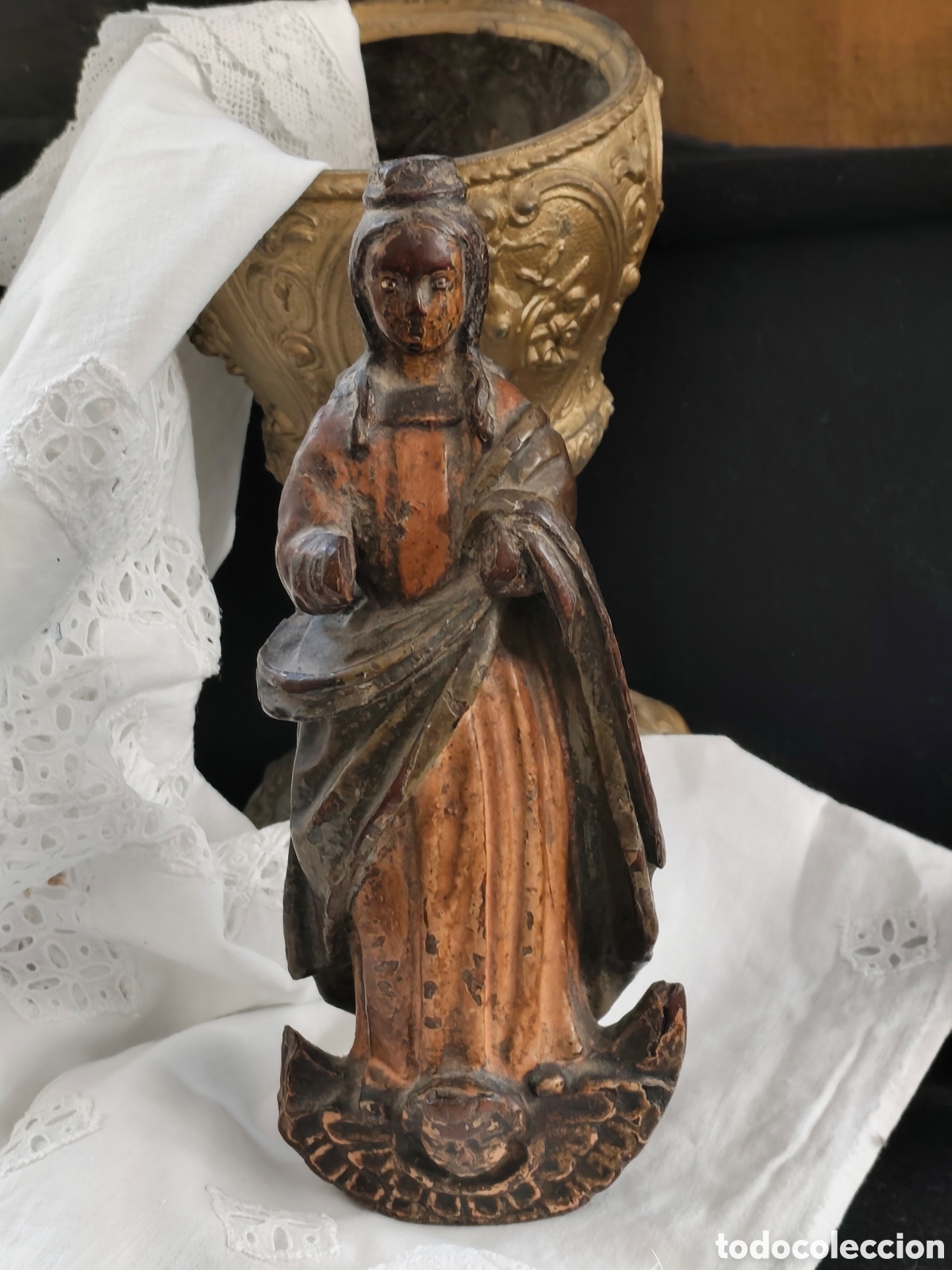 Arte: Inmaculada Concepci&oacute;n. Talla policromada. - Foto 4