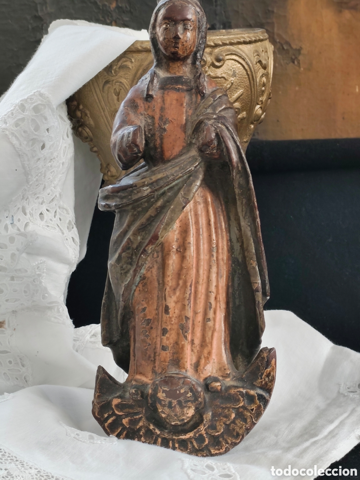 Arte: Inmaculada Concepci&oacute;n. Talla policromada. - Foto 7