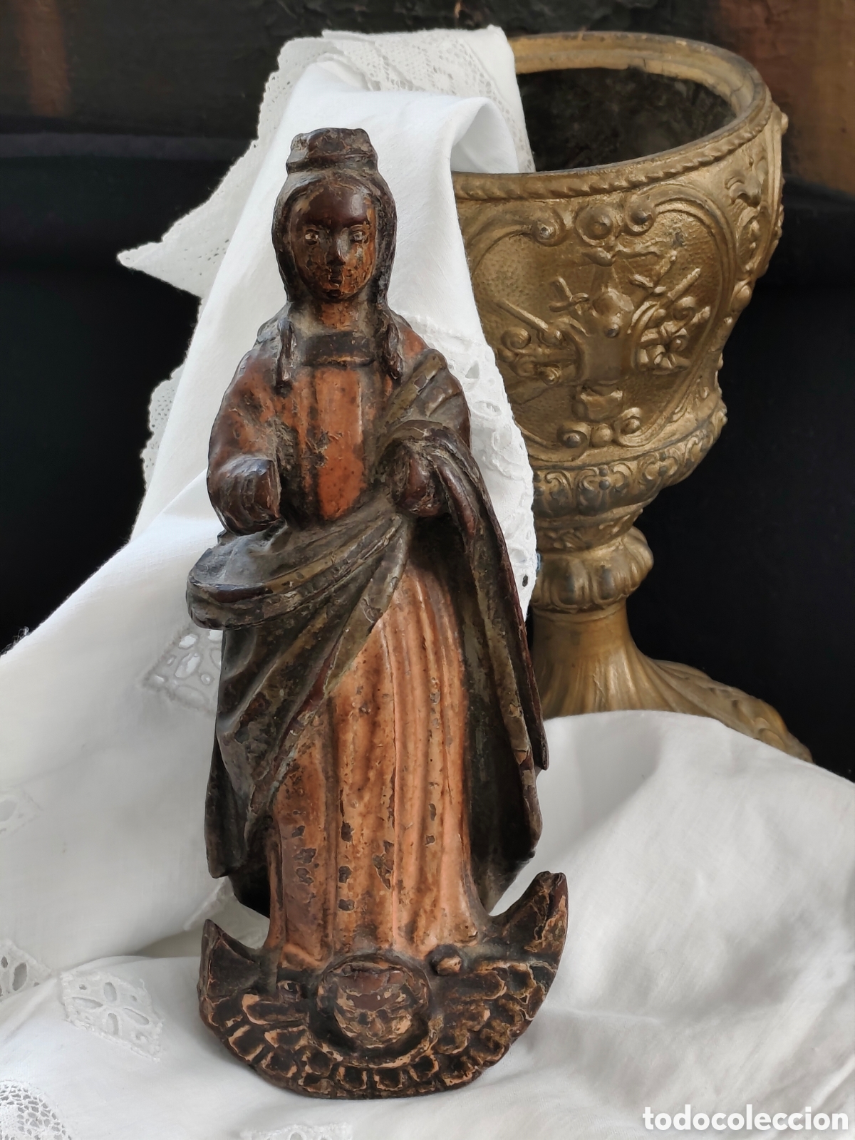 Arte: Inmaculada Concepci&oacute;n. Talla policromada. - Foto 11