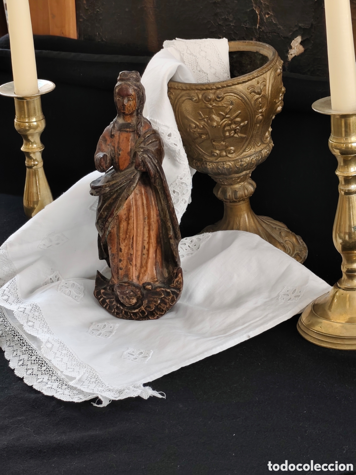 Arte: Inmaculada Concepci&oacute;n. Talla policromada. - Foto 12