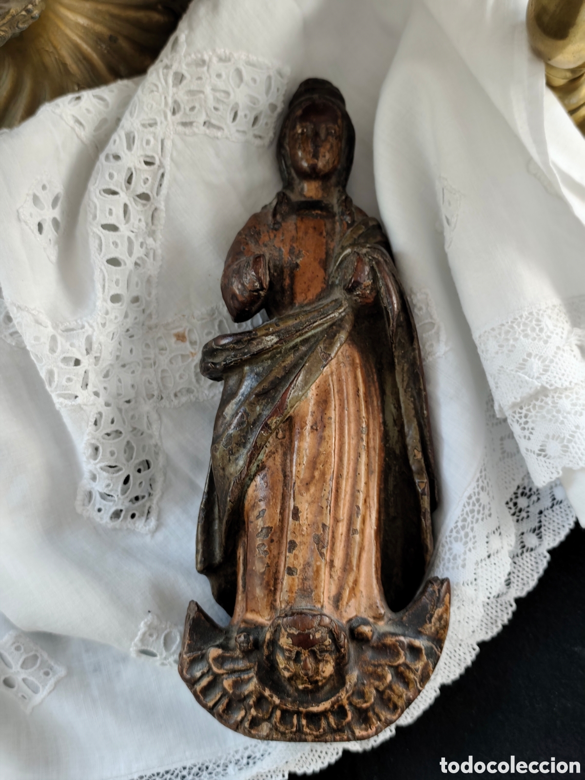 Arte: Inmaculada Concepci&oacute;n. Talla policromada. - Foto 1