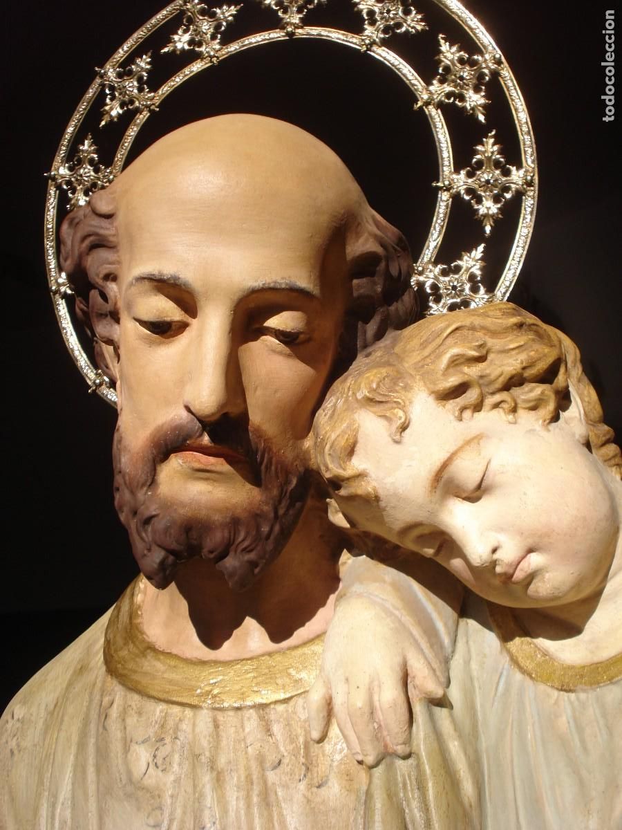 Arte: SAN JOSE SXIX ESTUCO FRANCES GRANDES MEDIDAS