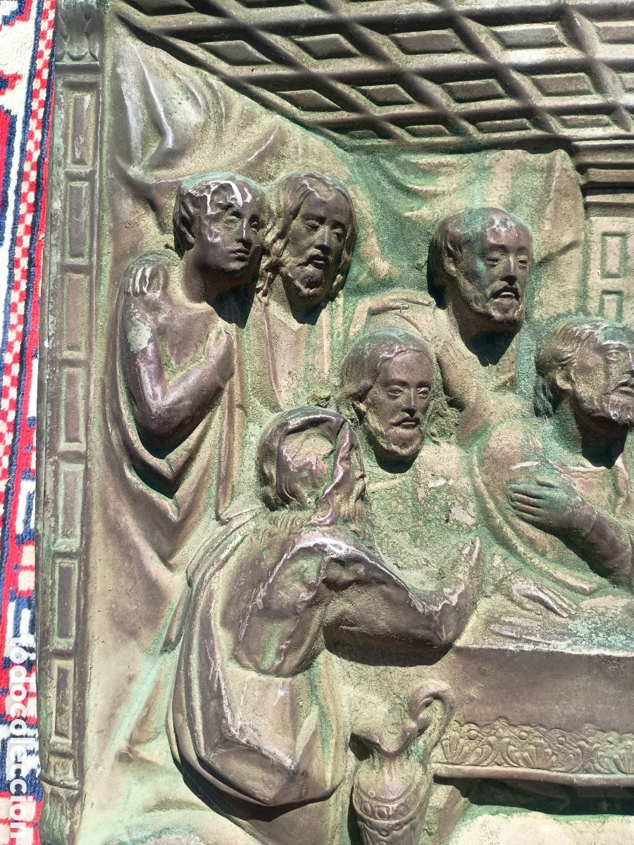 Arte: &Uacute;ltima cena placa relieve - Foto 2