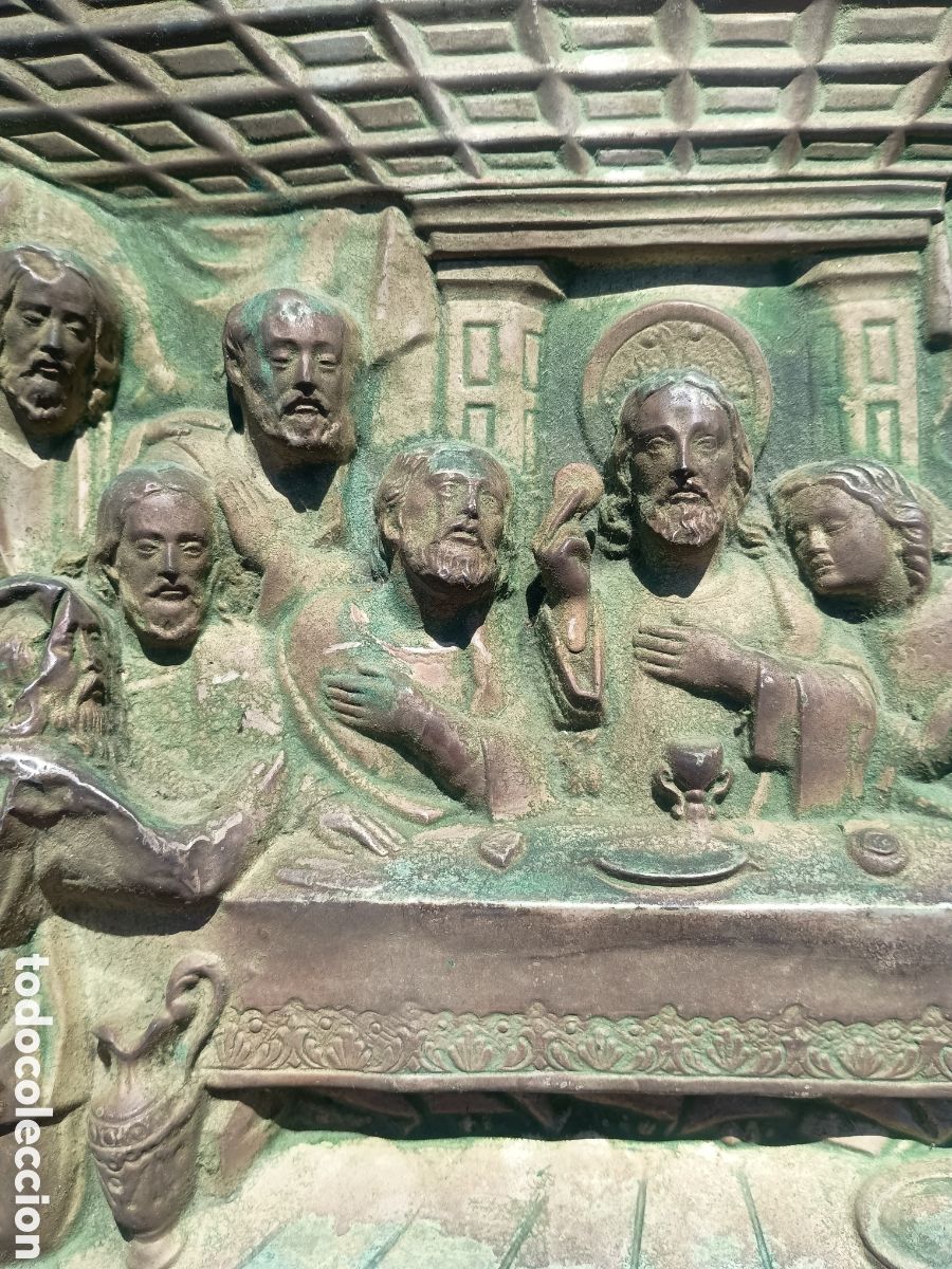 Arte: &Uacute;ltima cena placa relieve - Foto 3