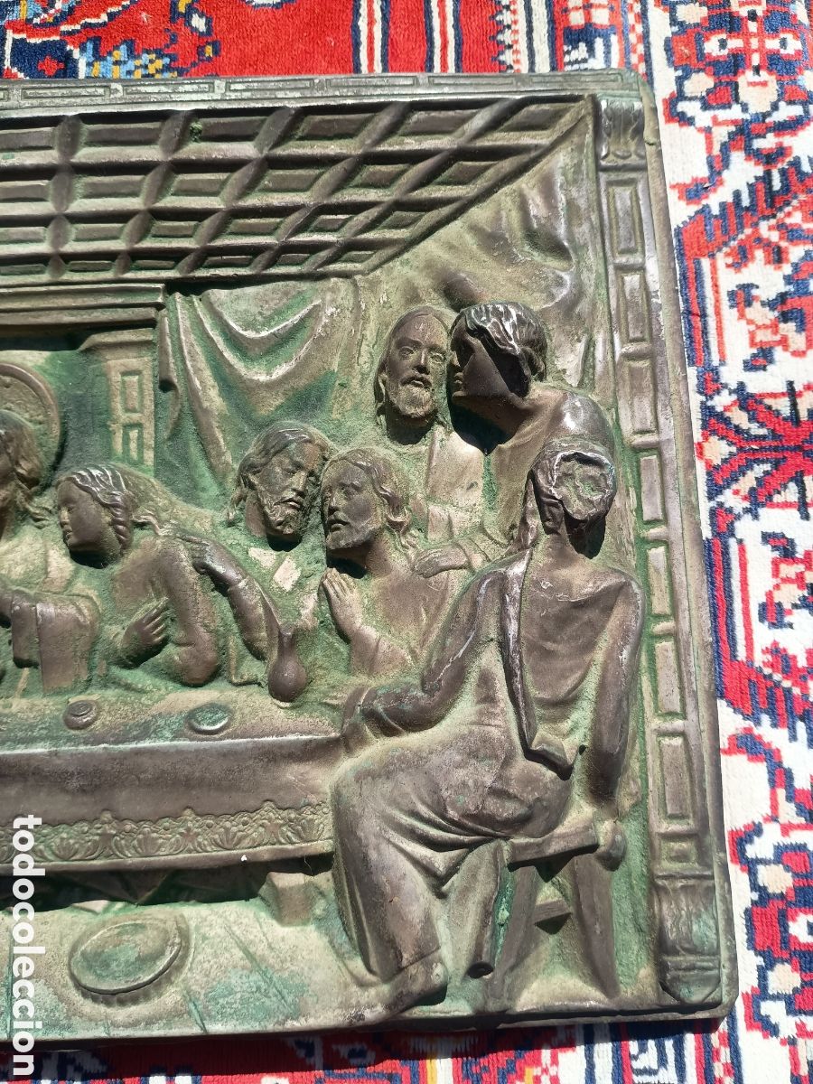 Arte: &Uacute;ltima cena placa relieve - Foto 5
