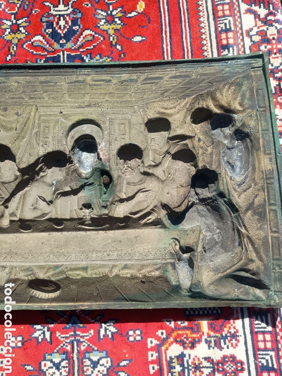 Arte: &Uacute;ltima cena placa relieve - Foto 9