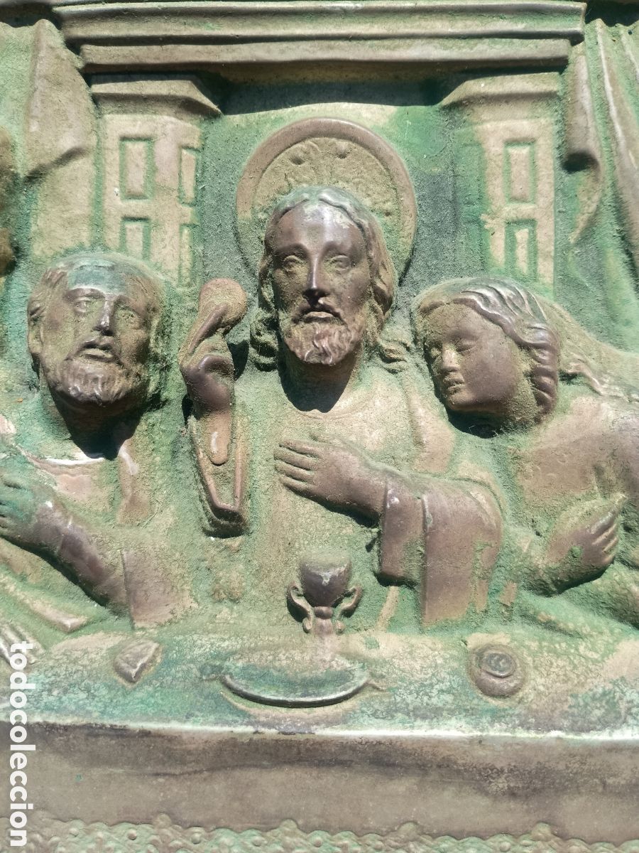 Arte: &Uacute;ltima cena placa relieve - Foto 10