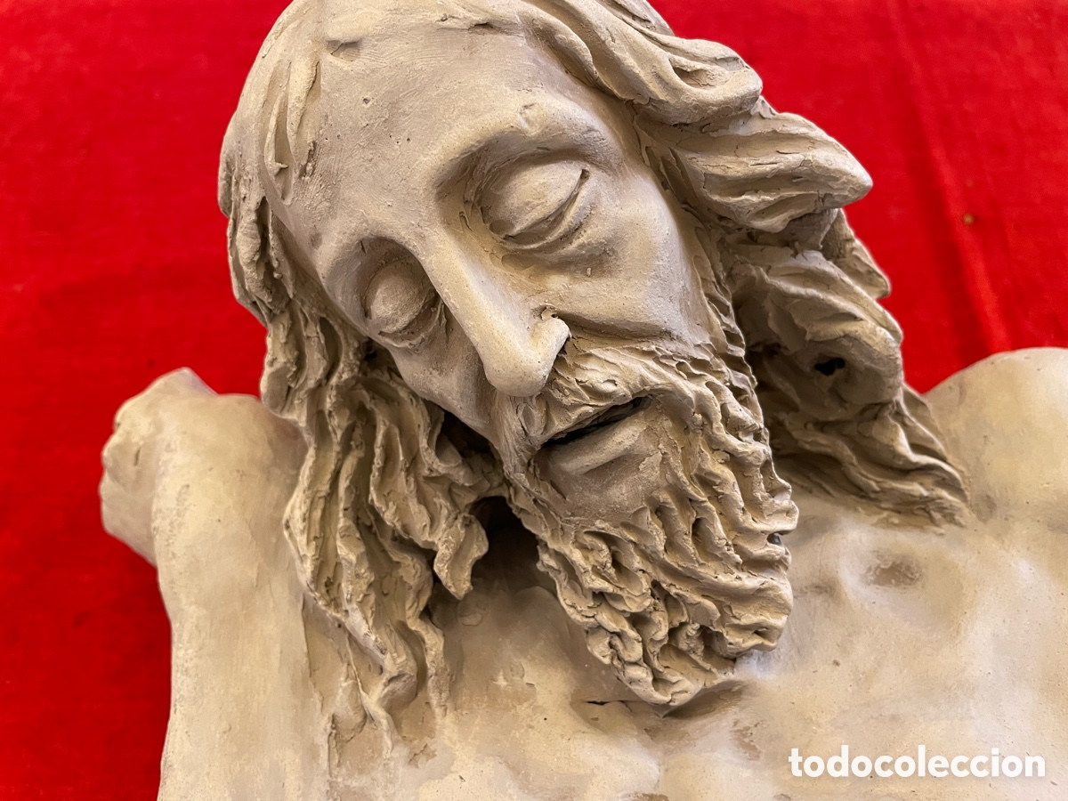 Arte: Busto de Cristo de terracota - Foto 4