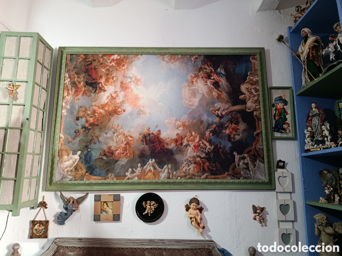 Arte: Cuadro de tela de estilo renacentista con marco - Foto 2