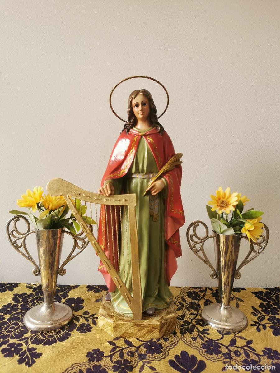 Arte: Santa Cecilia Olot 34cm - Foto 1