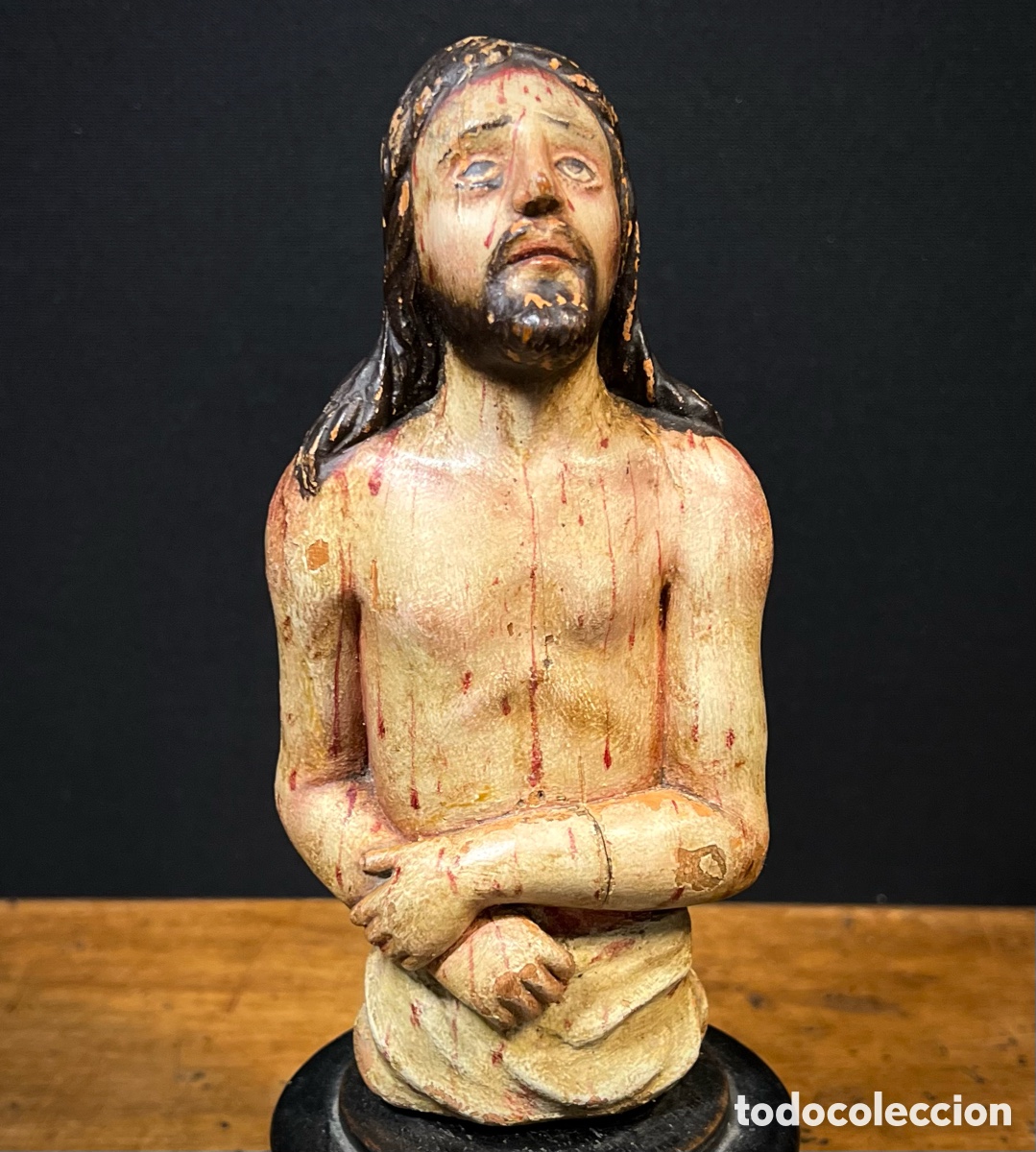 Arte: Eccehomo, busto colonial. S.XVIII - Foto 2