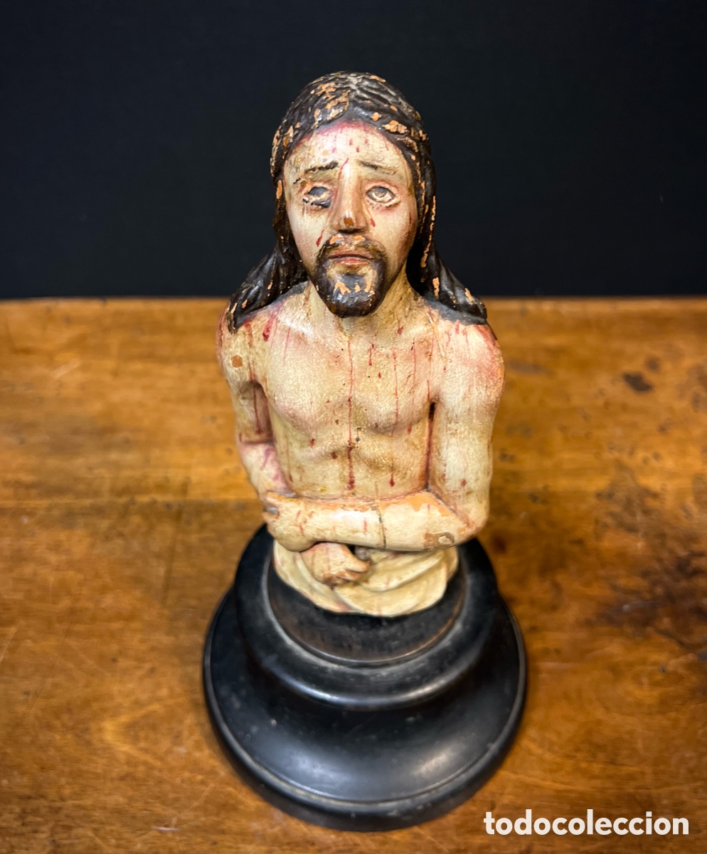 Arte: Eccehomo, busto colonial. S.XVIII - Foto 14
