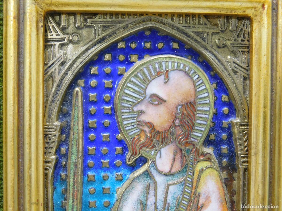 Arte: TR&Iacute;PTICO VIRGEN DE LA LECHE - ESMALTE MODEST MORAT&Oacute; - Foto 13