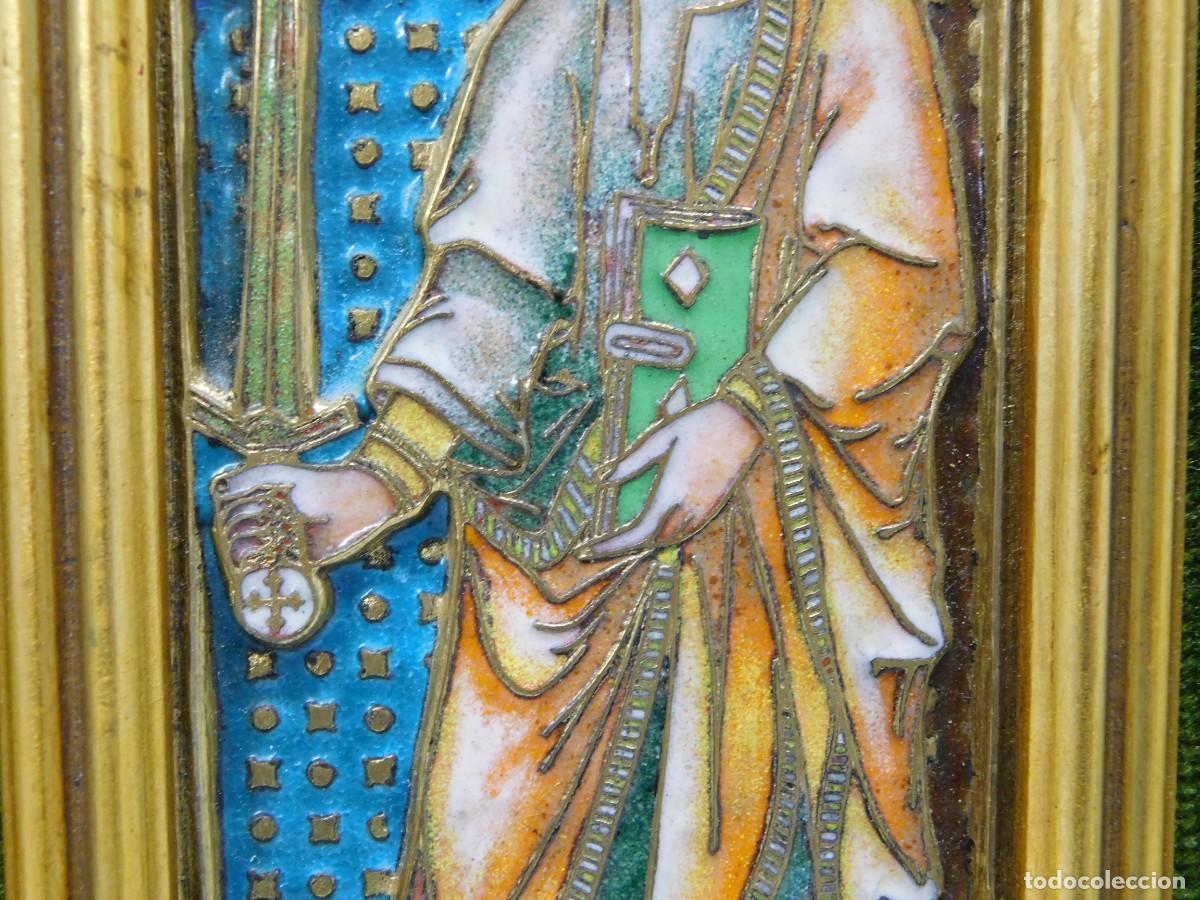 Arte: TR&Iacute;PTICO VIRGEN DE LA LECHE - ESMALTE MODEST MORAT&Oacute; - Foto 14