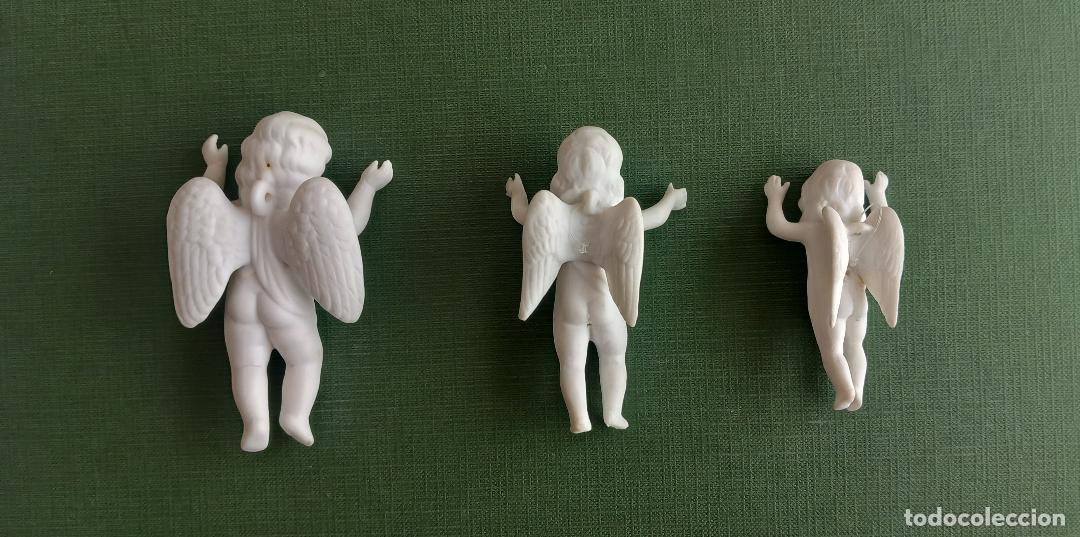 Arte: 3 ANGELITOS DE BISCUIT . - Foto 2