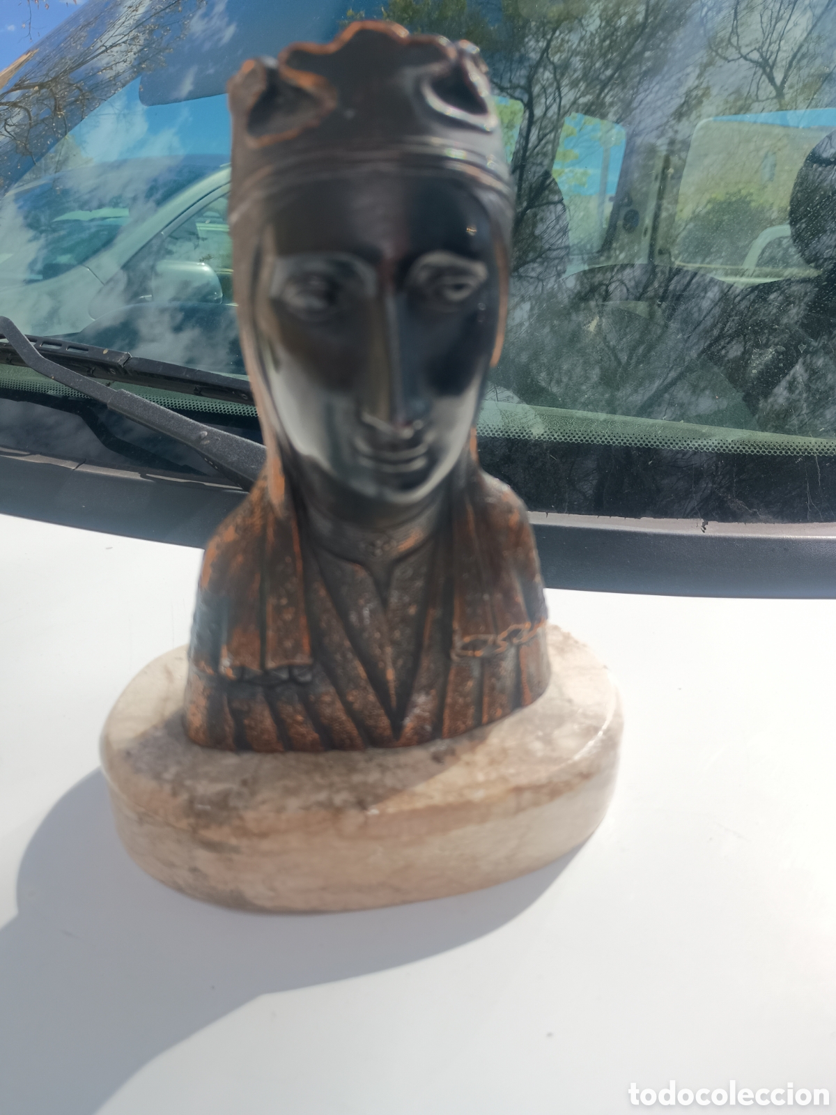 Arte: Busto virgen de Monserrat - Foto 2
