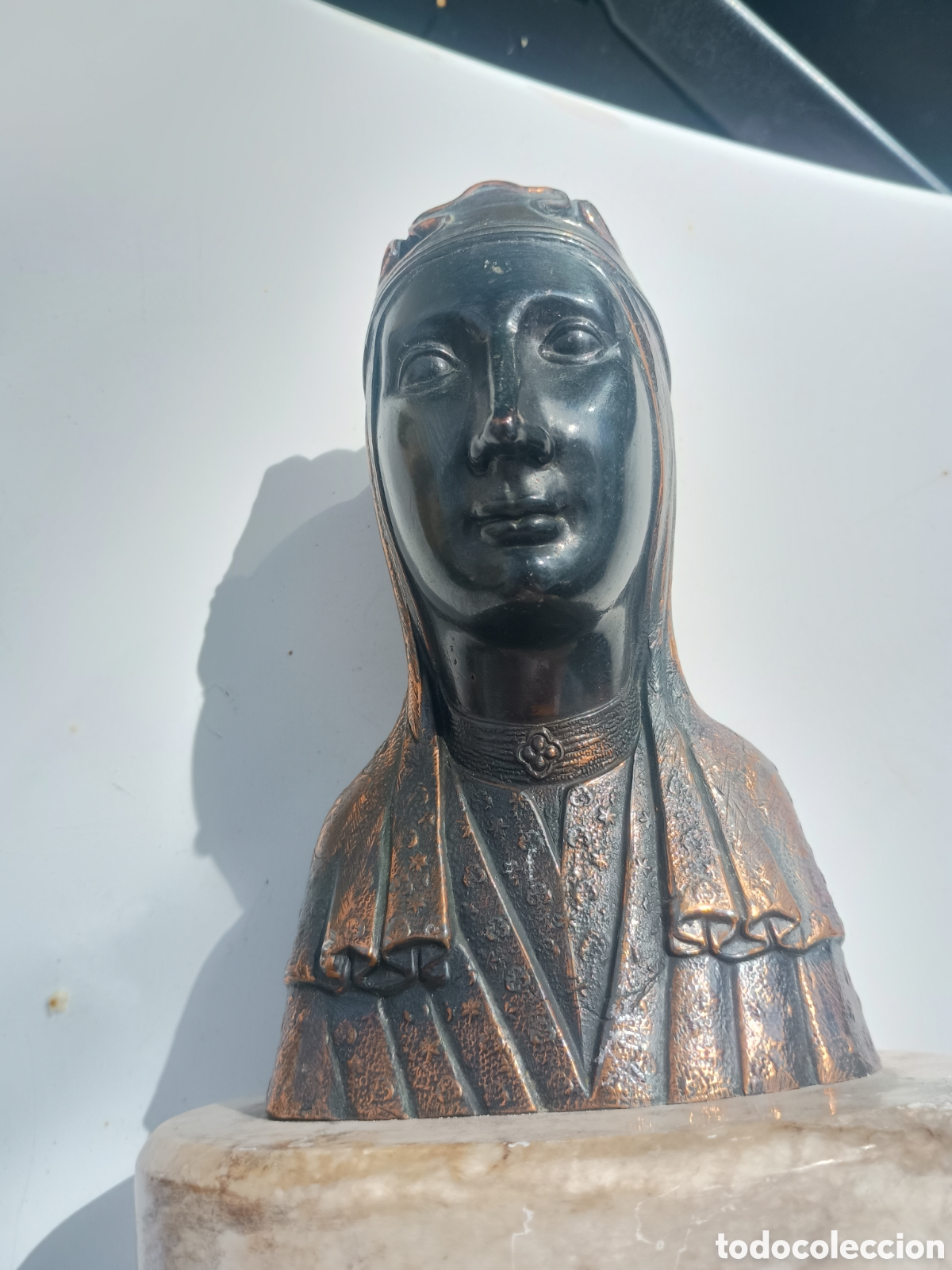 Arte: Busto virgen de Monserrat - Foto 1
